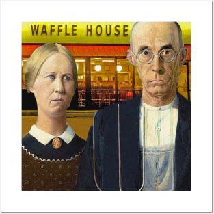 Waffle House American Gothic Posters and Art